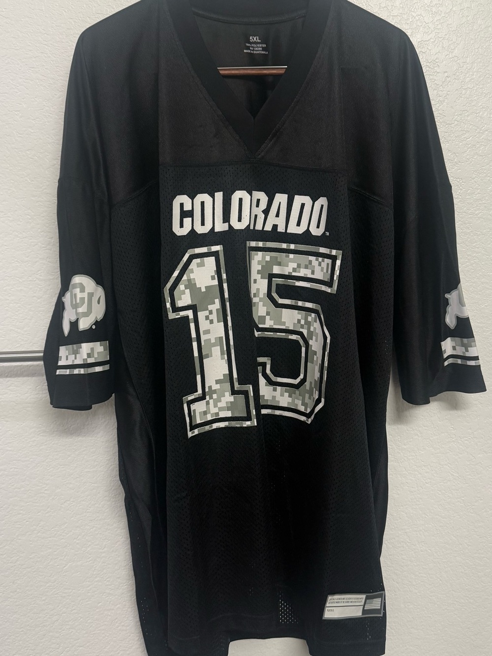 Colorado Men's Black Football Jersey